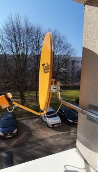 Antena satelitarna televes montaz Antena satelitarna televes montaz