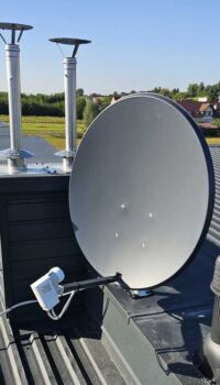 montaż anteny satelitarnej unicable na dachu montaż anteny satelitarnej unicable na dachu